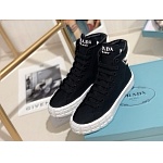 Prada ridged sole Canvas High top Sneaker For Women # 265344, cheap Prada Women