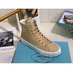 Prada ridged sole Canvas High top Sneaker For Women # 265345, cheap Prada Women