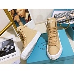 Prada ridged sole Canvas High top Sneaker For Women # 265345, cheap Prada Women
