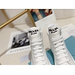 Prada ridged sole Canvas High top Sneaker For Women # 265346, cheap Prada Women