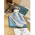 Prada Thick Sole triangular logo plaque Sneaker For Women # 265354, cheap Prada Women