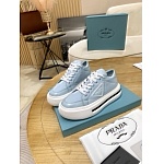 Prada Thick Sole triangular logo plaque Sneaker For Women # 265354, cheap Prada Women