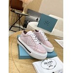 Prada Thick Sole triangular logo plaque Sneaker For Women # 265355