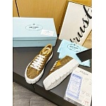 Prada Double Wheel studded sneakers For Women # 265360, cheap Prada Women