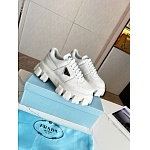 Prada Soft padded nappa leather lace up shoes For Women # 265361