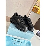 Prada Soft padded nappa leather lace up shoes For Women # 265362, cheap Prada Women