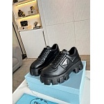 Prada Soft padded nappa leather lace up shoes For Women # 265362, cheap Prada Women