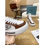 Prada high top lace-up sneakers sneakers For Women # 265372, cheap Prada Women