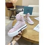 Prada high top lace up sneakers sneakers For Women # 265373, cheap Prada Women