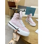 Prada high top lace up sneakers sneakers For Women # 265373, cheap Prada Women