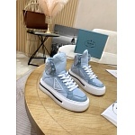 Prada high top lace up sneakers sneakers For Women # 265374, cheap Prada Women