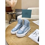Prada high top lace up sneakers sneakers For Women # 265374, cheap Prada Women