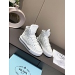 Prada high top lace up sneakers sneakers For Women # 265375, cheap Prada Women