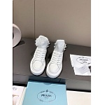 Prada high top lace up sneakers sneakers For Women # 265375, cheap Prada Women