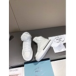 Prada high top lace up sneakers sneakers For Women # 265375, cheap Prada Women