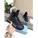 Prada high top lace up sneakers sneakers For Women # 265376, cheap Prada Women