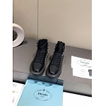 Prada high top lace up sneakers sneakers For Women # 265376, cheap Prada Women
