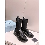 Prada Stretch knit Loafer Boots For Women # 265377, cheap Prada Women