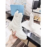 Prada Brushed leather and Re Nylon boots For Women # 265379