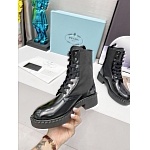 Prada Brushed leather and Re Nylon boots For Women # 265381, cheap Prada Women