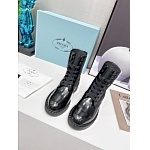 Prada Brushed leather and Re Nylon boots For Women # 265381, cheap Prada Women