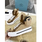 Prada High Top Sneaker with Ankle Pouch For Women # 265382, cheap Prada Women