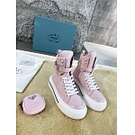 Prada High Top Sneaker with Ankle Pouch For Women # 265383, cheap Prada Women