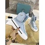 Prada High Top Sneaker with Ankle Pouch For Women # 265386, cheap Prada Women