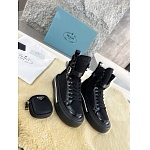 Prada High Top Sneaker with Ankle Pouch For Women # 265387, cheap Prada Women