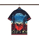 Amiri Cuban Collar Short Sleeve Shirt Unisex # 265727, cheap Amiri Shirts