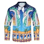 Casablanca Cuban Collar Long Sleeve Shirts For Men # 265741