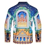 Casablanca Cuban Collar Long Sleeve Shirts For Men # 265741, cheap Casablanca Shirts