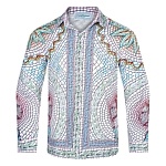 Casablanca Cuban Collar Long Sleeve Shirts For Men # 265742, cheap Casablanca Shirts