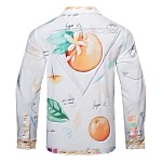 Casablanca Cuban Collar Long Sleeve Shirts For Men # 265743, cheap Casablanca Shirts
