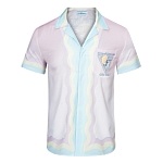 Casablanca Cuban Collar Short Sleeve Shirts For Men # 265746, cheap Casablanca Shirts