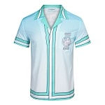 Casablanca Cuban Collar Short Sleeve Shirts For Men # 265747, cheap Casablanca Shirts