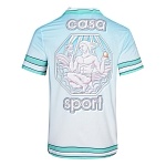 Casablanca Cuban Collar Short Sleeve Shirts For Men # 265747, cheap Casablanca Shirts