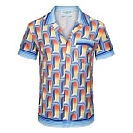 Casablanca Cuban Collar Short Sleeve Shirts For Men # 265748, cheap Casablanca Shirts
