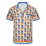 Casablanca Cuban Collar Short Sleeve Shirts For Men # 265749, cheap Casablanca Shirts