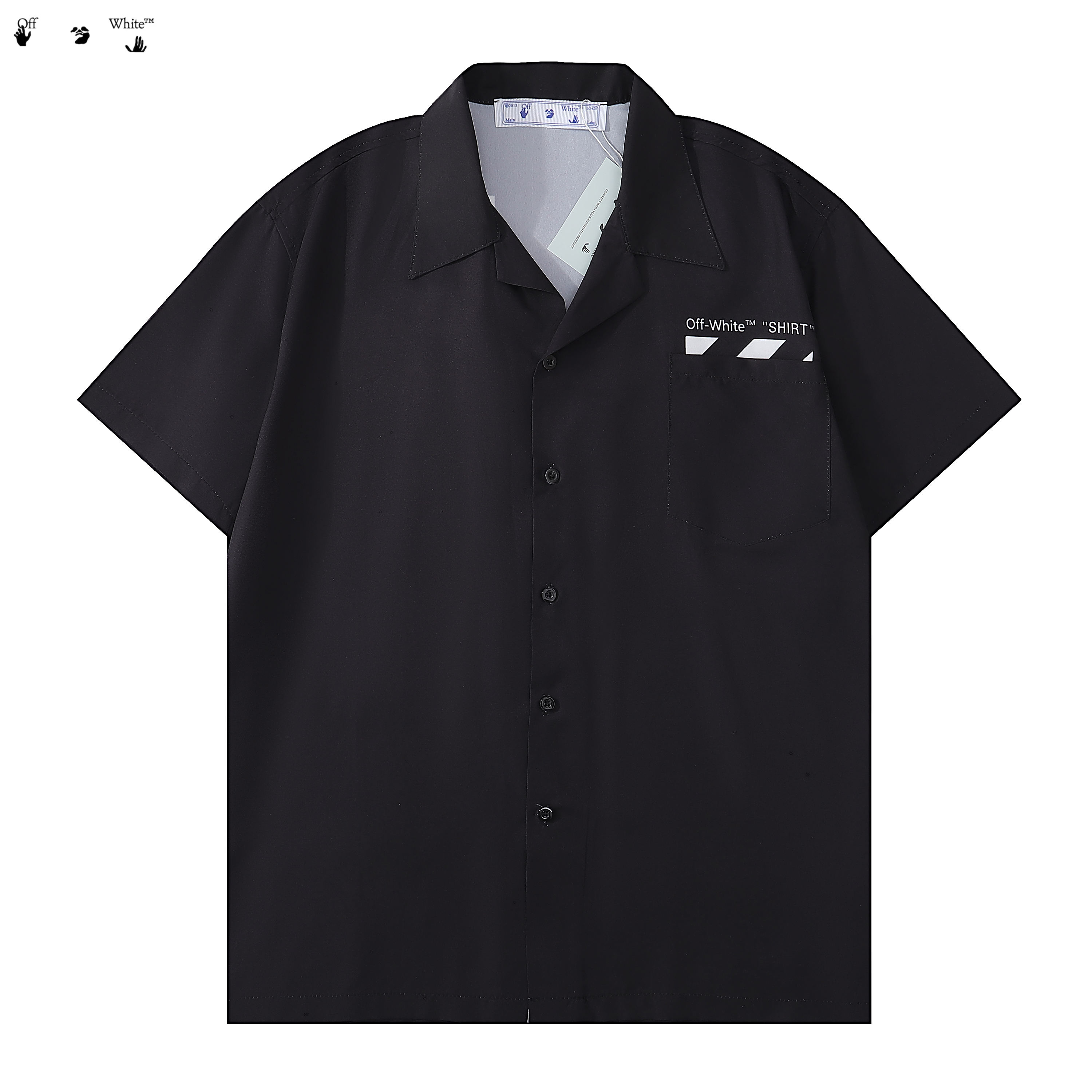 Off White Short Sleeve Shirts Unisex # 266747