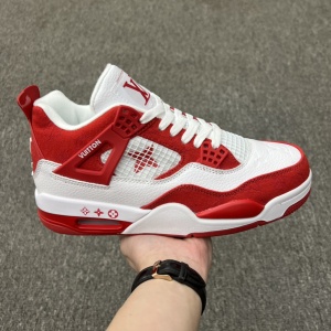 $67.00,Louis Vuitton x Air Jordan 4 Retro Sneakers Unisex # 268697