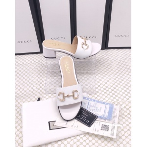 $58.00,Gucci Leather Horsebit Slides For Women # 268990