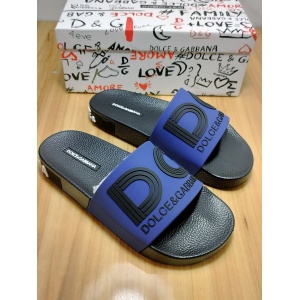 $52.00,D&G Rubber Logo Slides With Logo Unisex # 269060