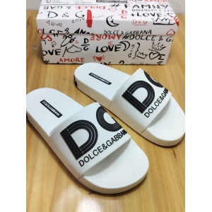 $52.00,D&G Cut Out Slides With Logo Unisex # 269063