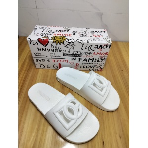 $52.00,D&G Cut Out Slides With Logo Unisex # 269064