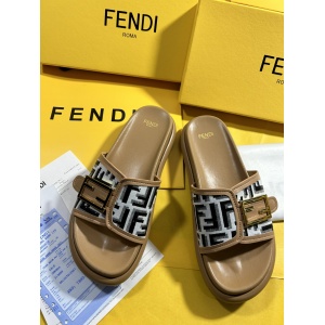 $79.00,Fendi Logo Print Slides Unisex # 269112