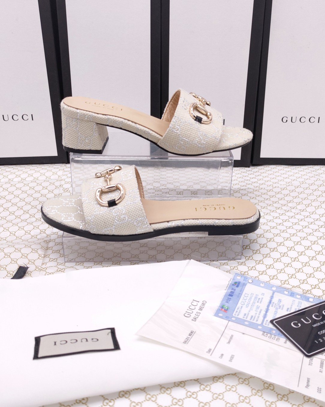 Gucci Crochet Slides For Women # 268982