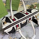 Gucci Bauletto gg Canvas Duffle Bag # 268771, cheap Gucci Handbags