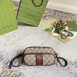 Gucci Ophidia Mini Leather-Trimmed Monogrammed Coated Canvas Messenger Bag # 268777