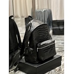 YSL Saint Laurent City Backpack Crocodile Embossed Leather # 268782, cheap YSL Backpack